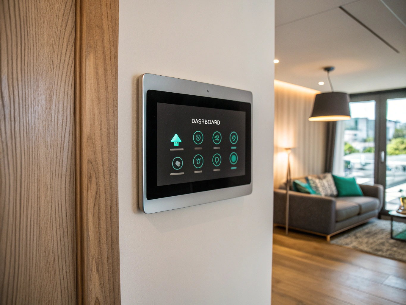 Smart home control panel